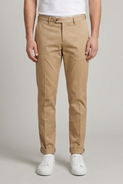 0 Construction pantalone chino in cotone stretch Beron-d/9sp Ber006-LS — 805219040078651_2