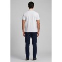 Blauer polo con profilo in contrasto Damon 26sblut02288-007479 [d9dd0cee]