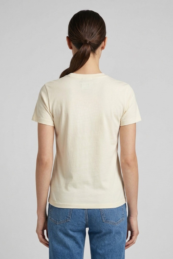 Drop Season 2 t-shirt in cotone con maxi stampa SS26W504 [214a8a3e]