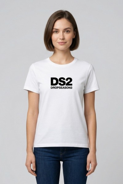 Drop Season 2 t-shirt girocollo in cotone SS26W544 — 805219040078835_1
