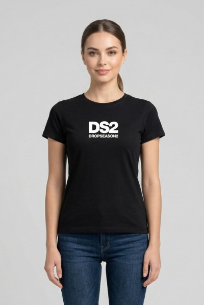 Drop Season 2 t-shirt girocollo in cotone SS26W544 [8fb5fead]