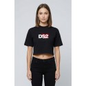 Drop Season 2 t-shirt cropped in cotone SS26W564 [07a28680]