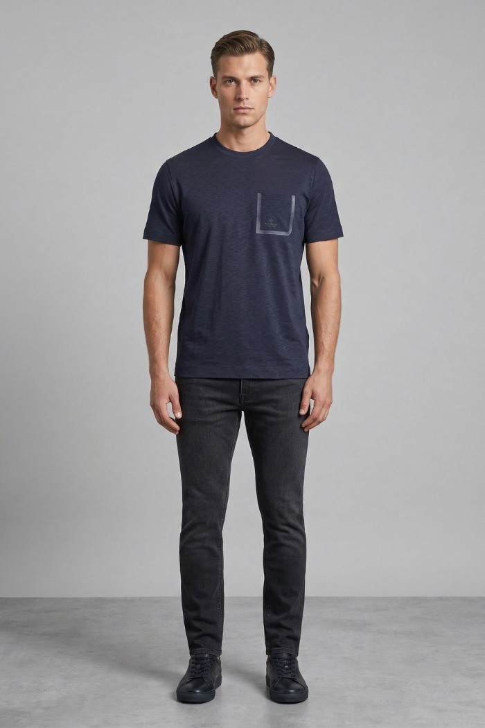 Markup t-shirt in tessuto tecnico con taschino MK1910091 [13a54e9f]
