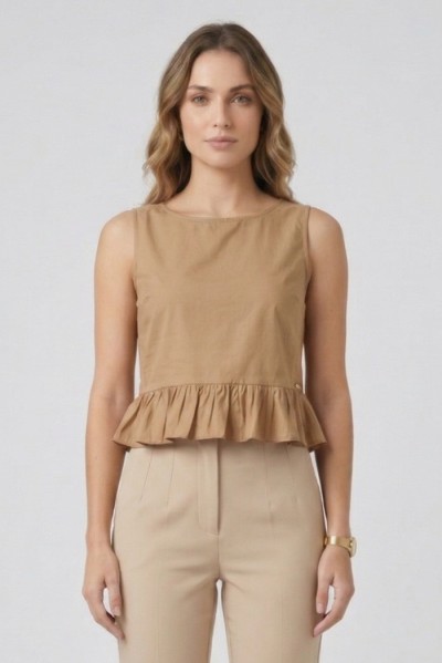 Blash canotta in cotone stretch BS1710300 — 805219040078506_3