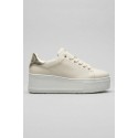 Frau sneakers platform con lacci nastrati 39K2 [2610498b]