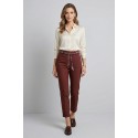 PDK pantalone in cotone stretch con fusciacca 057023 [a9e48600]
