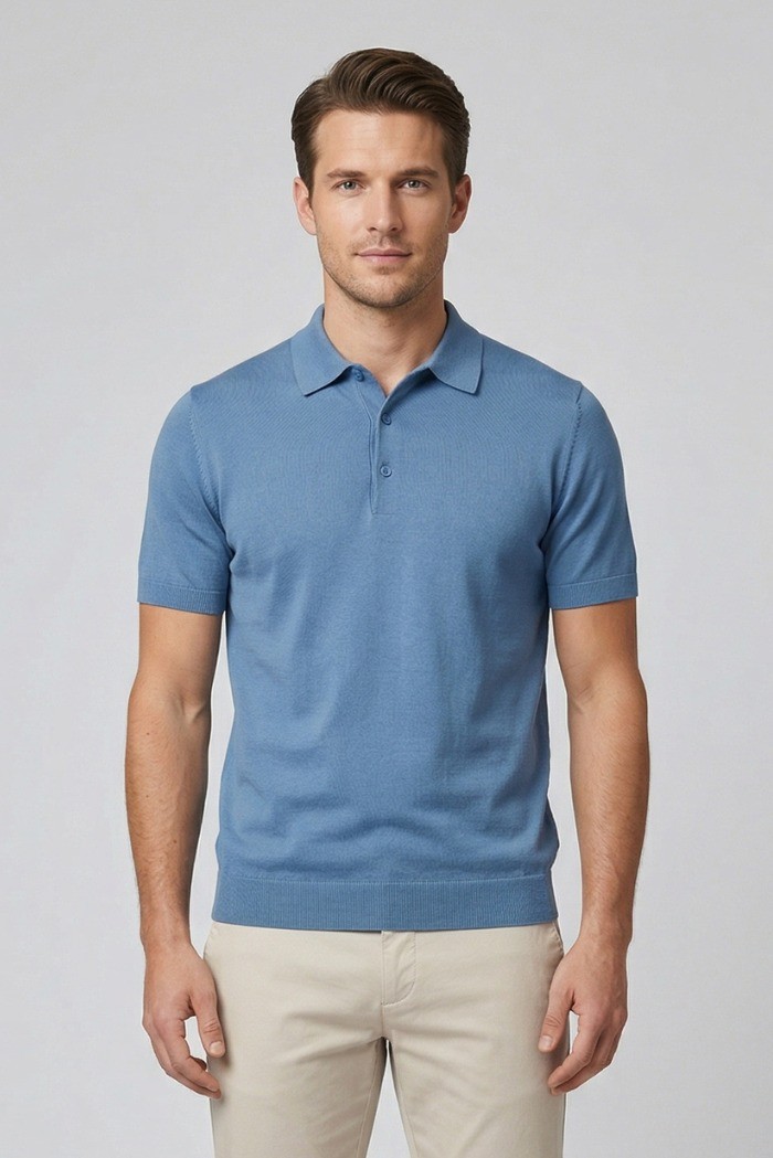 Nerovago polo maglia in cotone 660103-NV [ee8a2ddd]