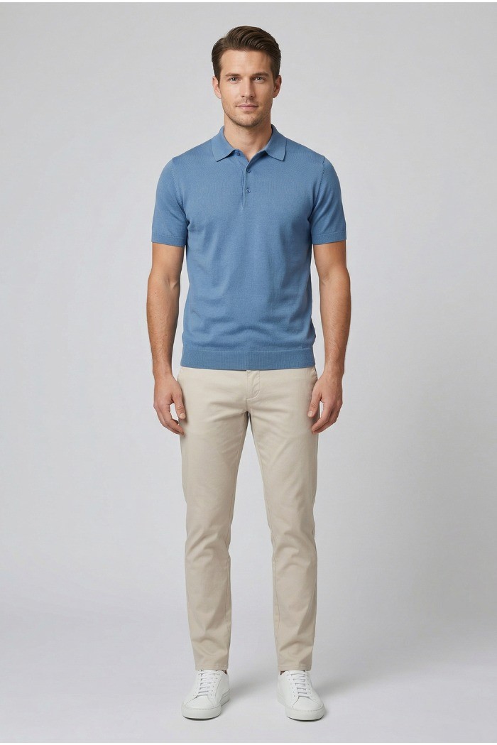 Nerovago polo maglia in cotone 660103-NV [80b1afd4]