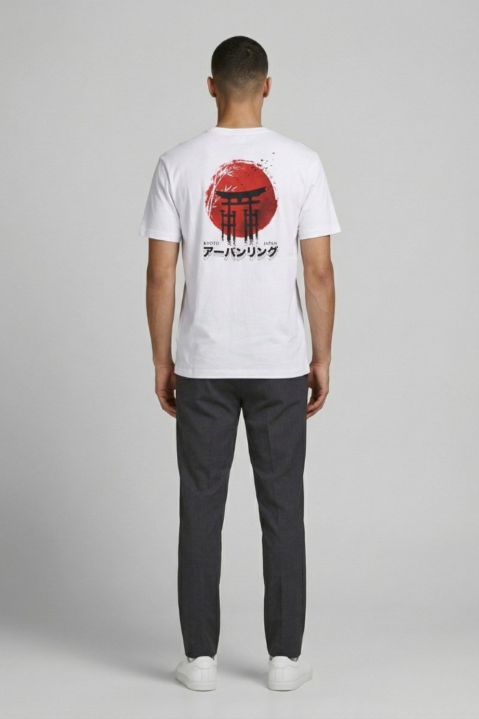 Urban Ring t-shirt in cotone con stampe e taschino UR1110024 [489b8c25]