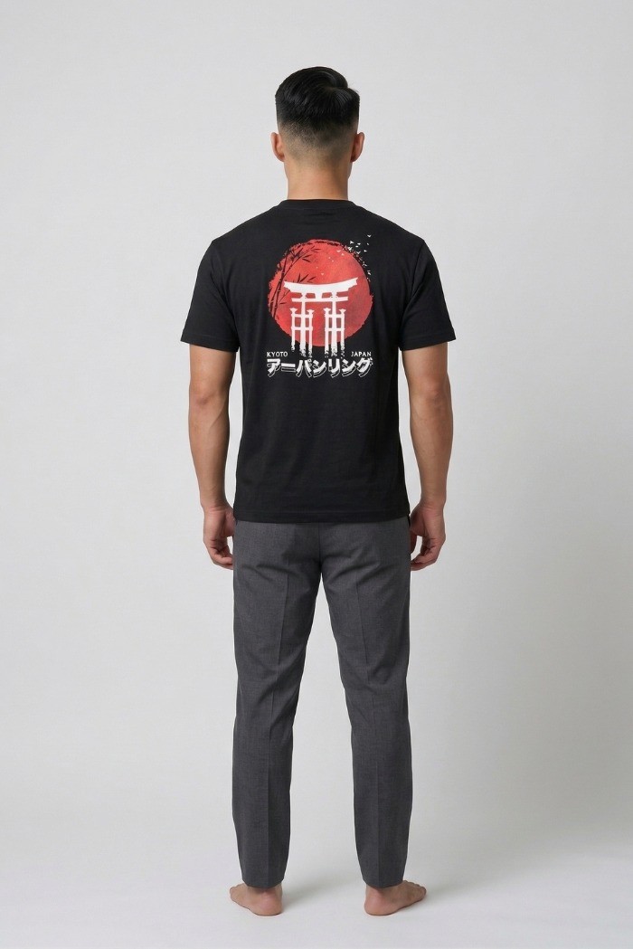 Urban Ring t-shirt in cotone con stampe e taschino UR1110024 [639934a9]