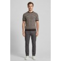 Markup maglia mezza manica in cotone punto bicolor MK1900033 [835d705e]