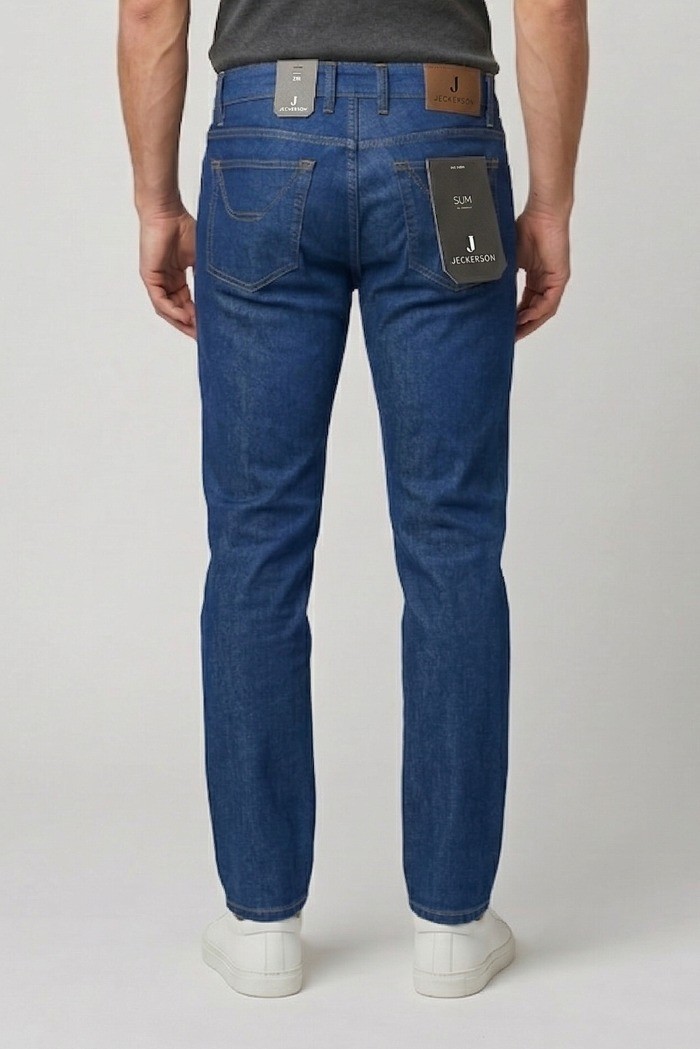 Jeckerson jeans slim fit in denim Jordan pe26juppa078jorda001-d141 [fe836c93]