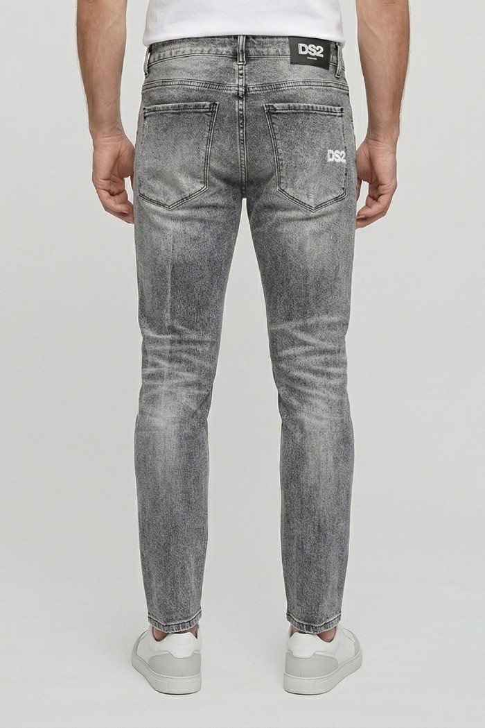 Drop Season 2 jeans in denim con rotture SS26D09 [d196737a]