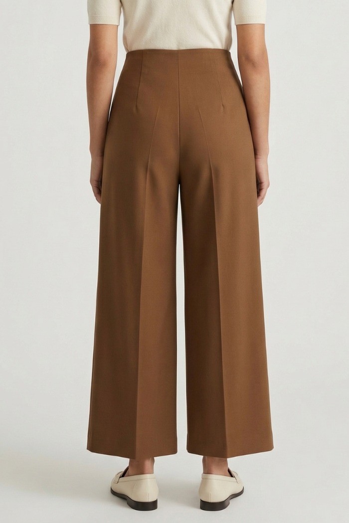 PDK pantalone flare in poliviscosa stretch 057046 [f1999812]