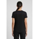 PDK maglia in cotone con plissè sul retro 3297P4585 [1d266c6a]