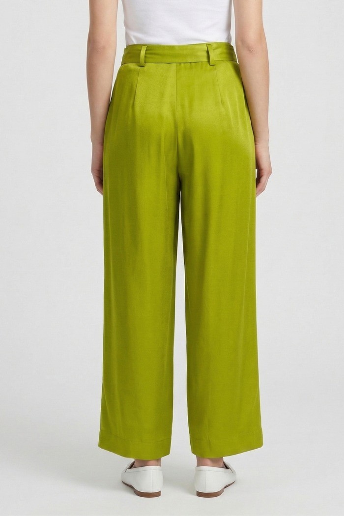 Markup pantalone ampio in twill di viscosa MW1650127 [3f232646]