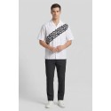 Drop Season 2 camicia collo bowling con stampa logo SS26260 [93f68ea2]
