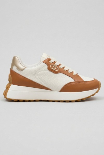 Liu Jo sneaker in pelle e canvas Lolo 20 BA6041PX806 — 805219040078886_1