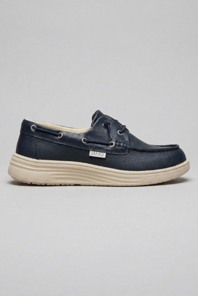 Liu Jo mocassino casual in pelle martellata Riva 01 7B5007PX108 — 805219040078890_1