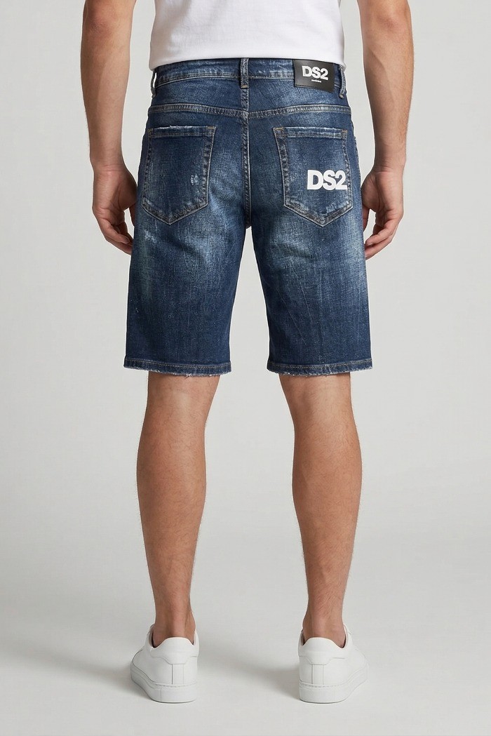 Drop Season 2 bermuda in denim con strappi SS26D26 [b384cd81]