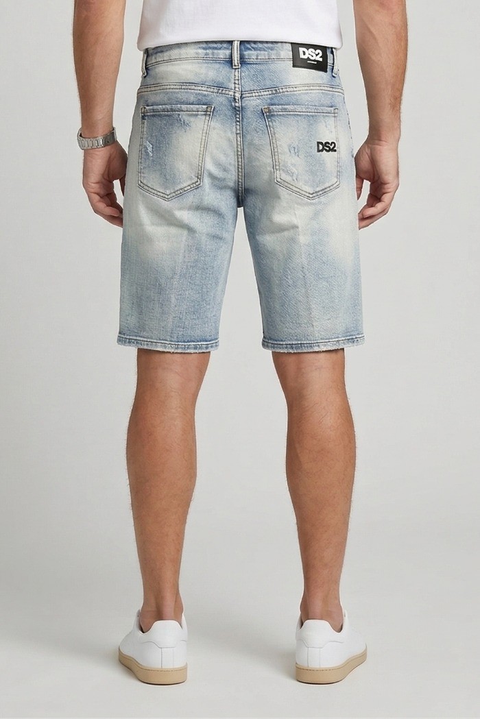 Drop Season 2 bermuda in denim di cotone stretch SS26D21 [1a8af20c]