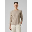 Sheis maglia girocollo in misto viscosa con micro paillettes DS6320 [abcf470a]