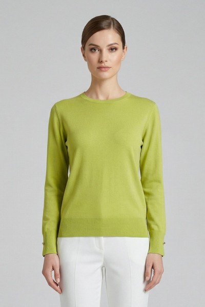 Sheis maglia girocollo in misto viscosa DS6041 [f1ac7da2]