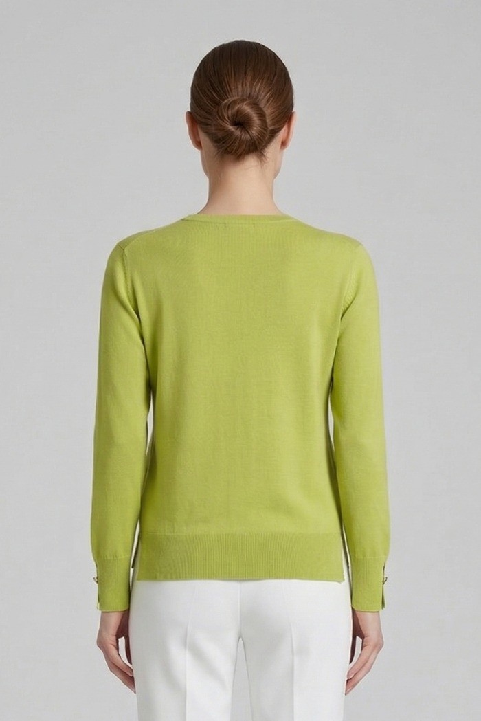 Sheis maglia girocollo in misto viscosa DS6041 [288a3eaf]
