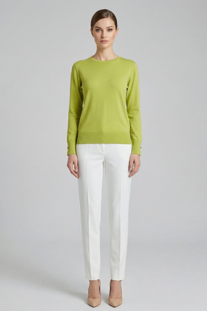 Sheis maglia girocollo in misto viscosa DS6041 [9f97ffab]