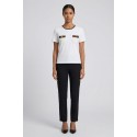 Sheis t-shirt in piquet con applicazioni DT6012 [2060a0f7]