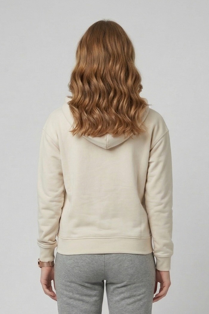 Icon felpa cappuccio in cotone stretch con mini logo IDF002 [c3119016]
