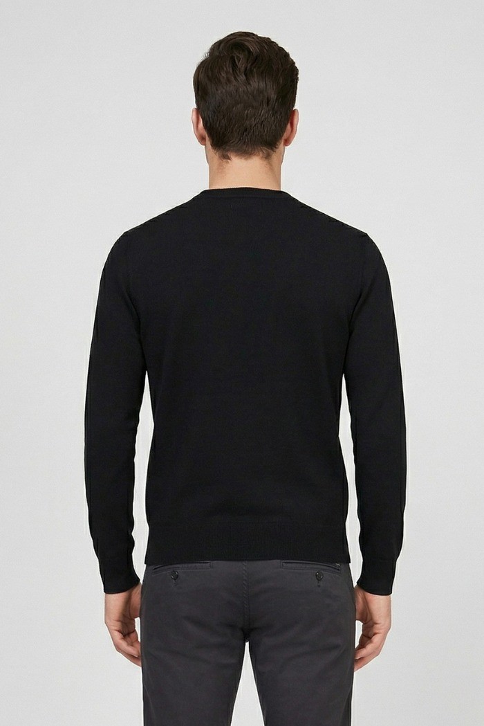 Icon maglia in cotone con mini ricamo IUPREM001 [1ecbc1dc]