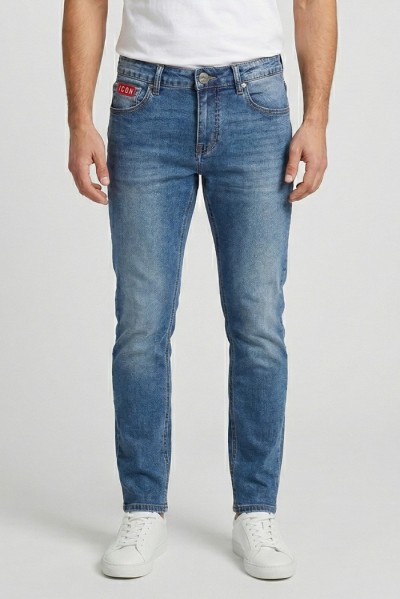 Icon jeans slim fit in denim Rhode Island IUPRED005 — 805219040079083_1