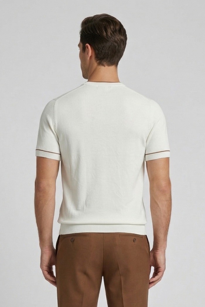 Nerovago maglia girocollo in cotone extra fine 661031-NV [65875adf]