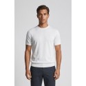 Nerovago maglia girocollo in lino e cotone 661261-NV [14e8814a]