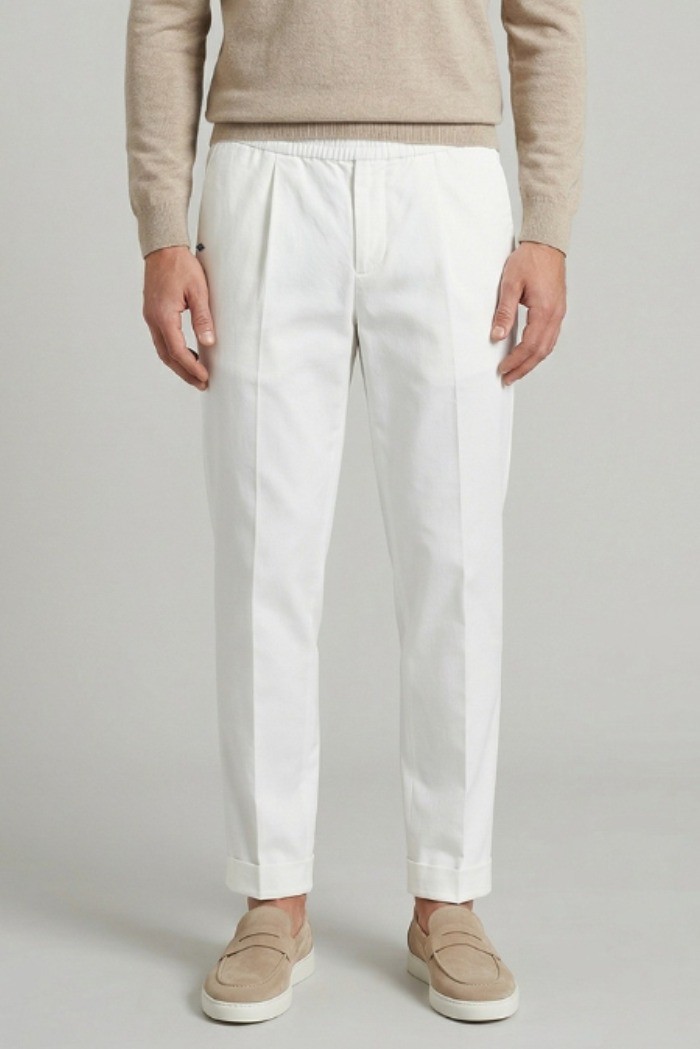 Markup pantalone wide leg in misto lino e cotone MK1950179 [e9f98148]