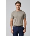 Nerovago maglia girocollo in crepe di cotone extra fine 661001-NV [010891b9]