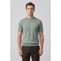 Nerovago maglia girocollo mezza manica in cotone 660101-NV [fb684346]