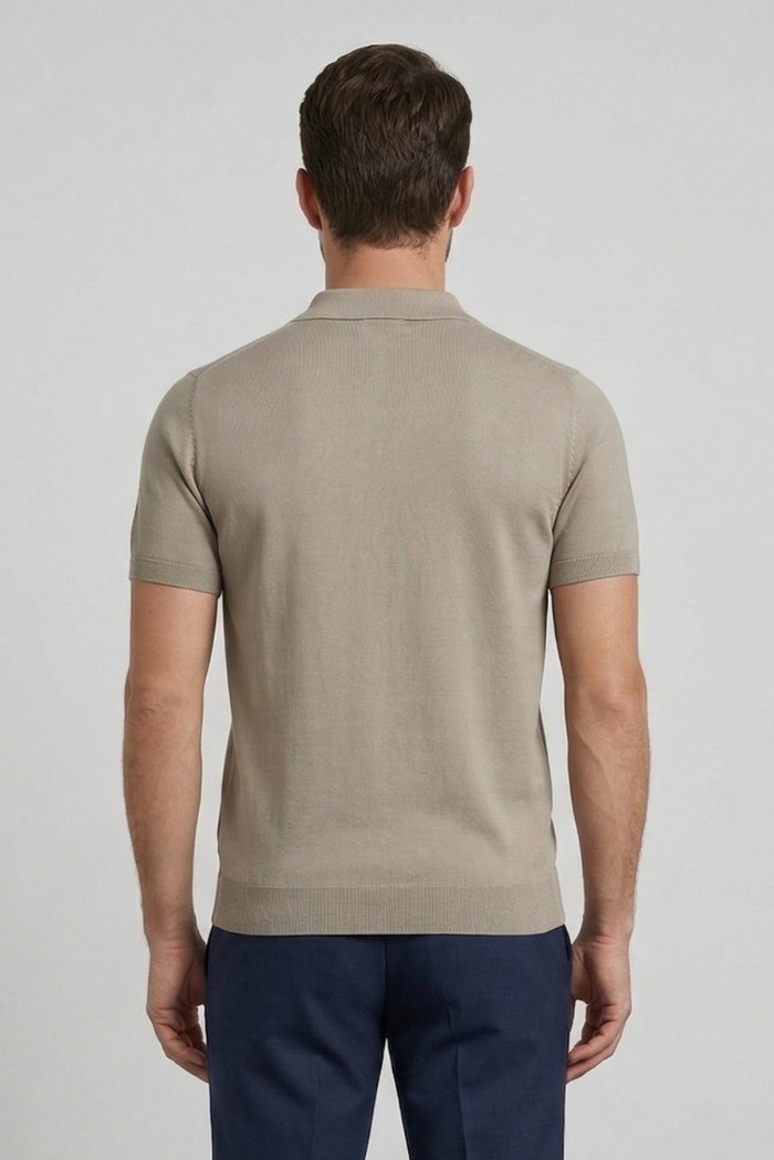 Nerovago polo maglia in cotone extra fine con bottoni 661003-NV [c94685fb]