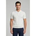Nerovago polo maglia in cotone extra fine con bottoni 661003-NV [34b661ff]