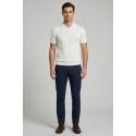 Nerovago polo maglia in cotone extra fine con bottoni 661003-NV [5a8de3f6]