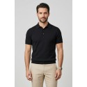 Nerovago polo maglia in cotone extra fine con bottoni 661003-NV [1fb4d973]