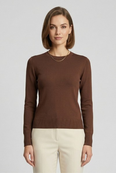 Blash maglia girocollo in misto viscosa BS1700004 [fa403c07]