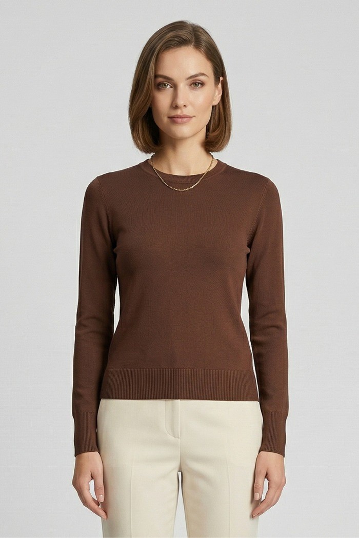Blash maglia girocollo in misto viscosa BS1700004 [fa403c07]