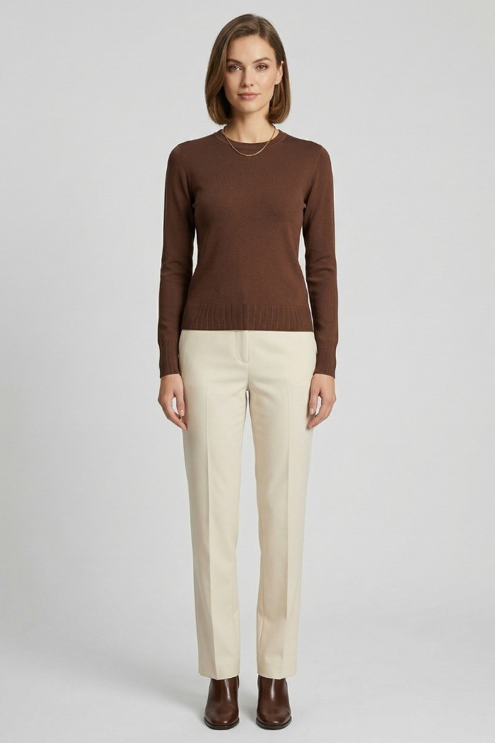 Blash maglia girocollo in misto viscosa BS1700004 [947bbe0e]