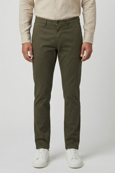 Four.ten Industry pantalone in cotone stretch T9036-100021 — 805219040078661_2