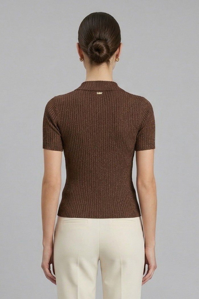 Markup maglia polo in misto viscosa MW1600027 [365c3387]