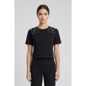 Markup t-shirt in cotone con dettagli luminosi MW1610002 [3533fd75]