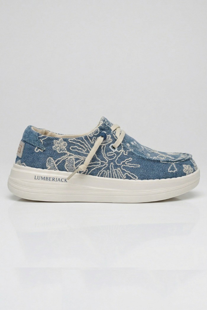Lumberjack slip-on in tessuto con ricami Demy 102269196 [84aa79ef]