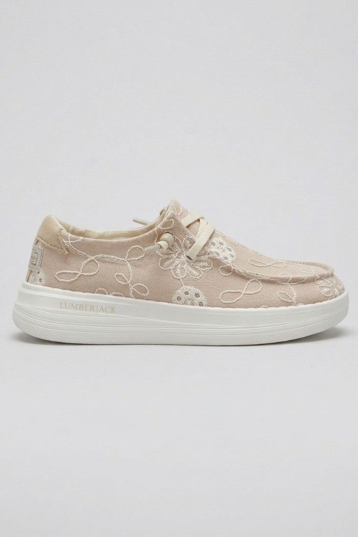 Lumberjack slip-on in tessuto con ricami Demy 102269220 [0c6ebdd1]